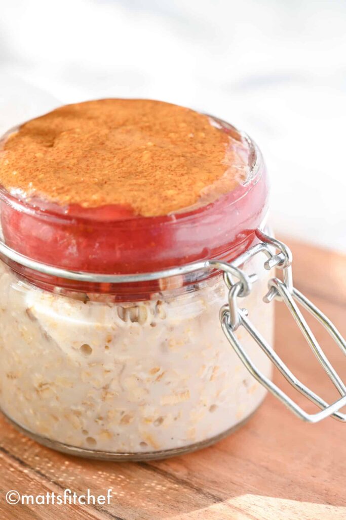 PB&J overnight oats recipe