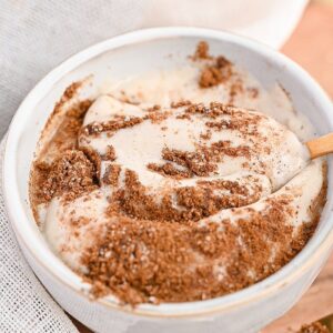 cinnamon roll protein dip