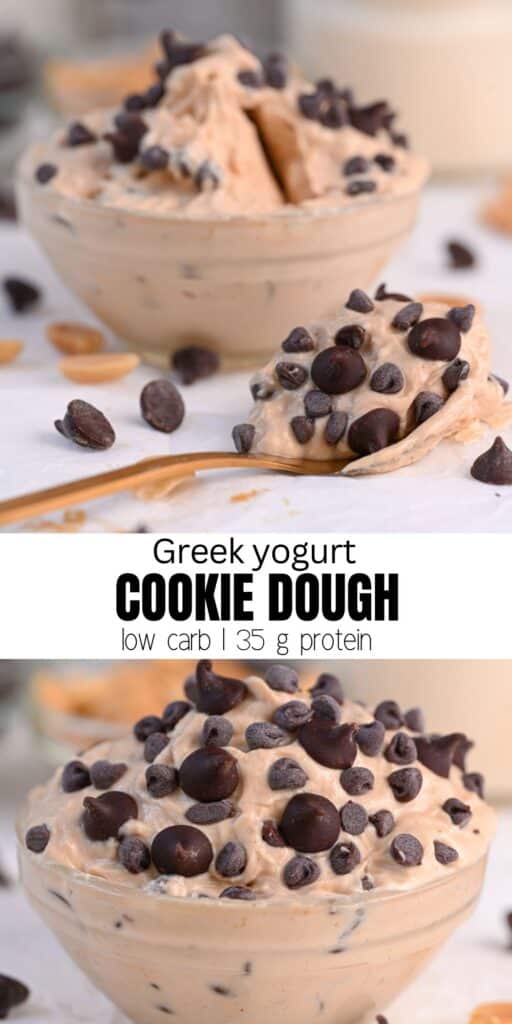 cookie dough Greek yogurt dip
