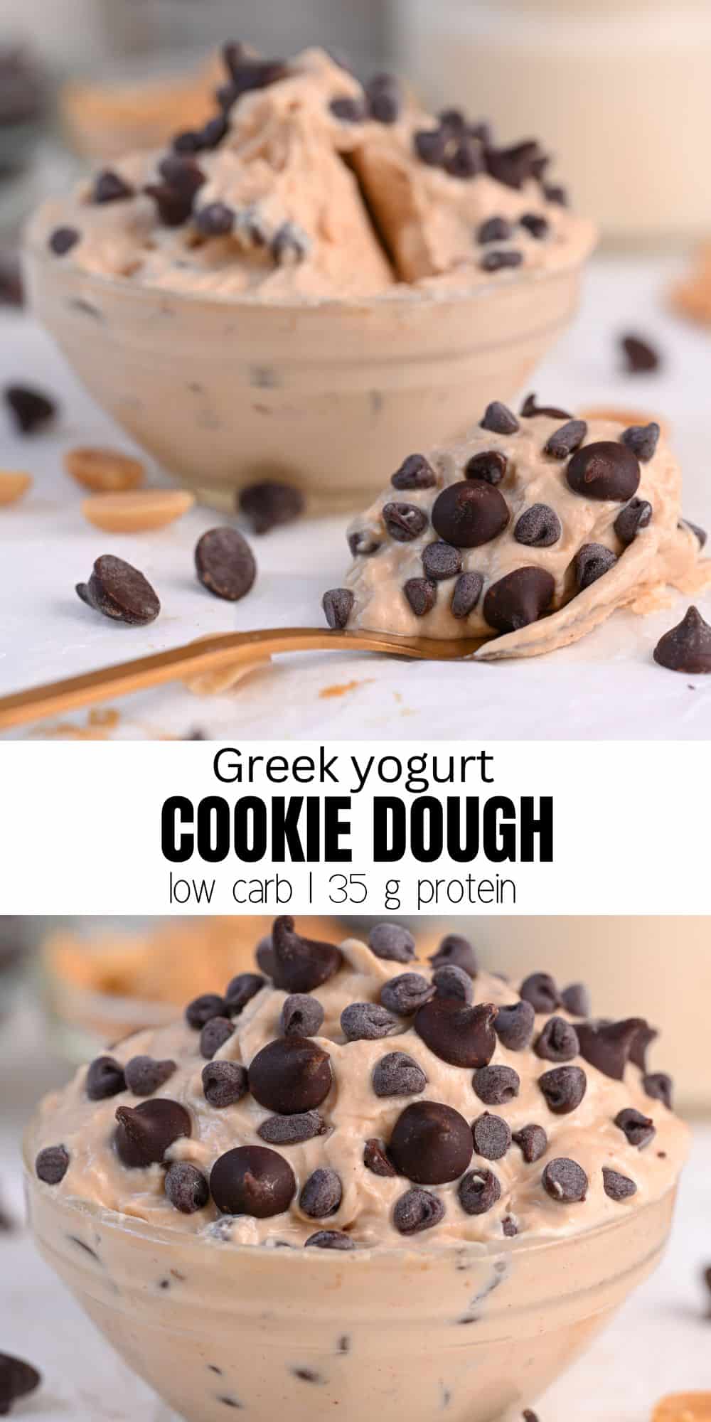 Protein Greek Yogurt Cookie Dough (Low Carb)