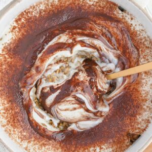 Healthy Tiramisu Oatmeal