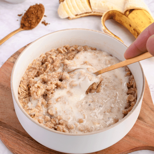 how to make lump-free oatmeal with protein