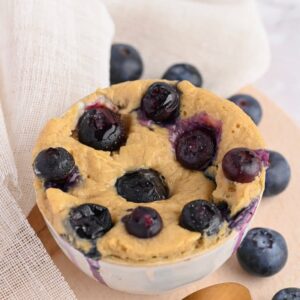 protein blueberry mug cake for one