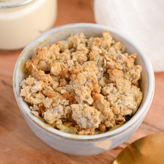 Protein Banana Crumble With Oats