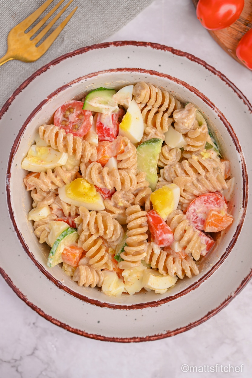 Protein Egg Pasta Salad