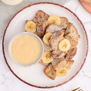 whey protein French toast bites