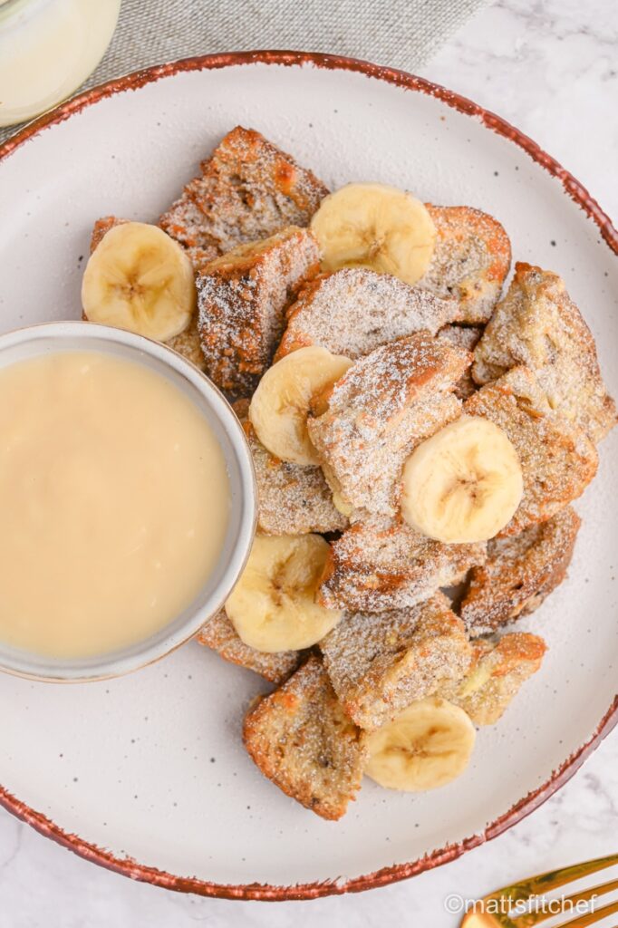 protein French toast with whey