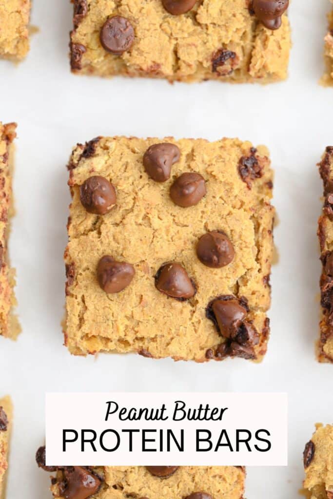 peanut butter protein oatmeal bars