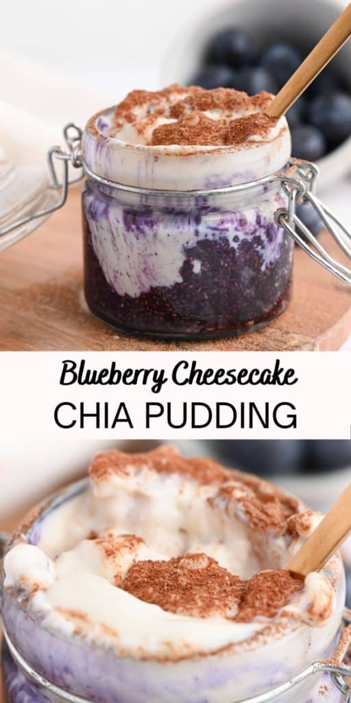 how to make blueberry chia pudding with Greek yogurt