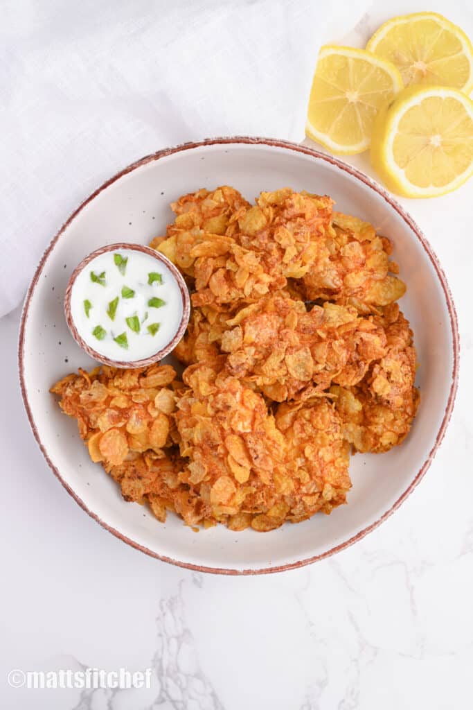healthy cornflake chicken nuggets recipe