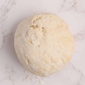 Smooth protein dough after kneading