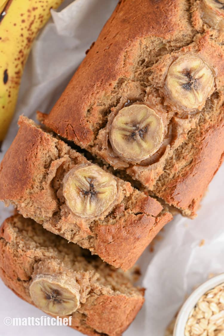 Moist Protein Banana Bread (no Sugar, No Oil)