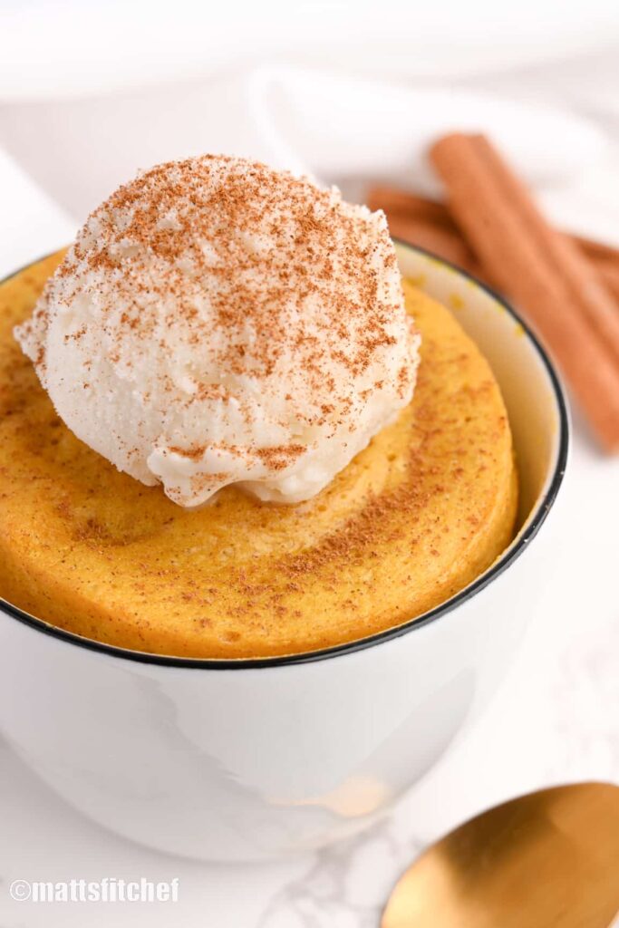 protein pumpkin mug cake recipe