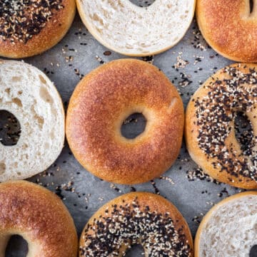 2 Ingredient Bagels with Greek Yogurt