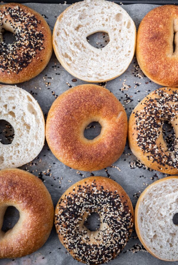 2 Ingredient Bagels with Greek Yogurt