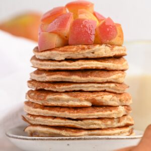 apple protein pancakes with Greek yogurt