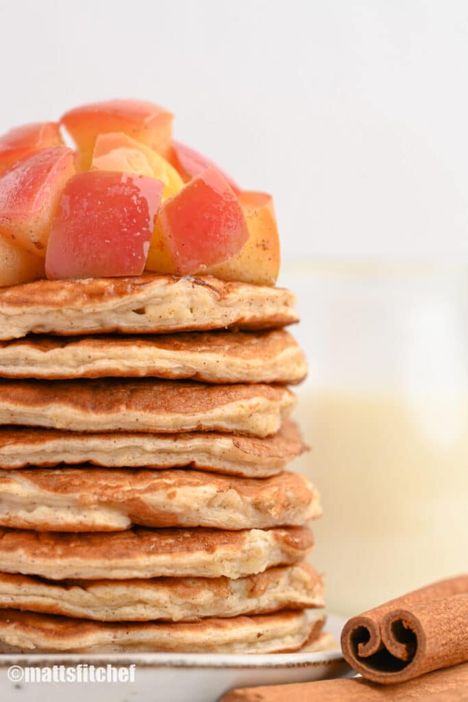 apple protein pancakes with oats