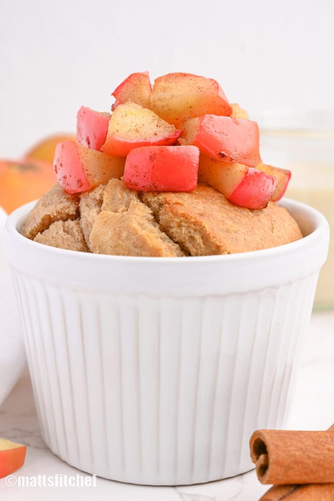 protein baked oats with apple