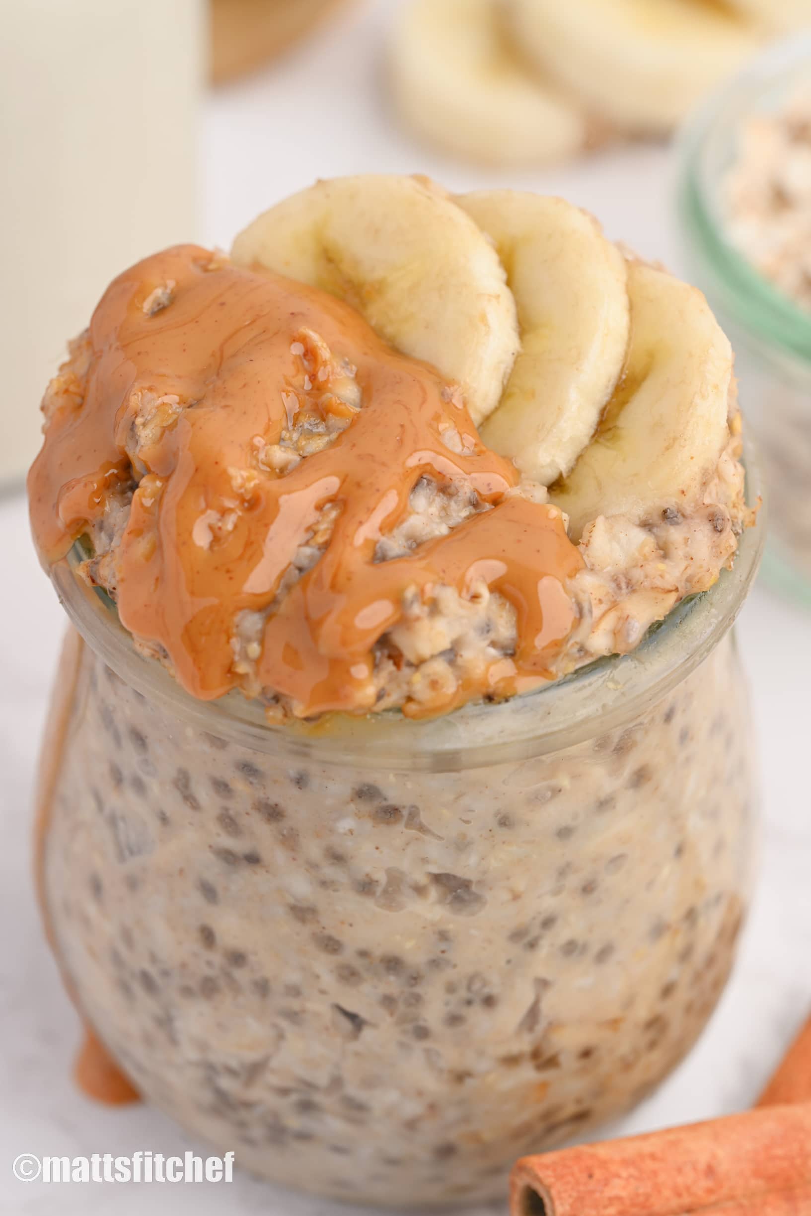 Healthy Banana Overnight Oats with Chia Seeds - Advantages Of Eating Bananas With Oats