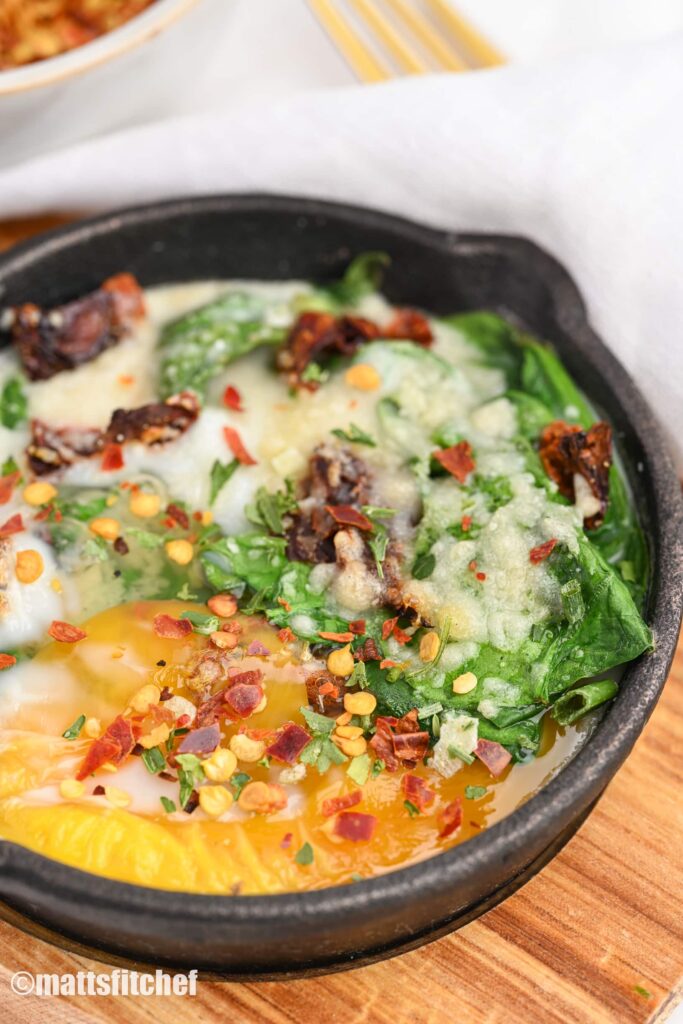 healthy egg skillet for one