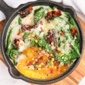 healthy egg skillet for one