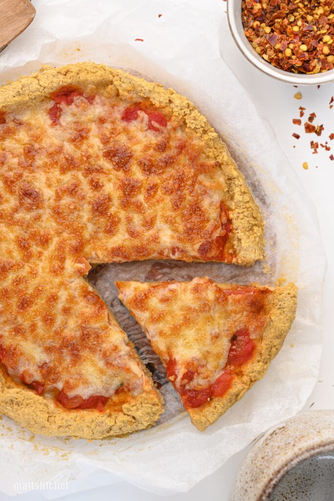 Canned Chickpea Pizza Crust