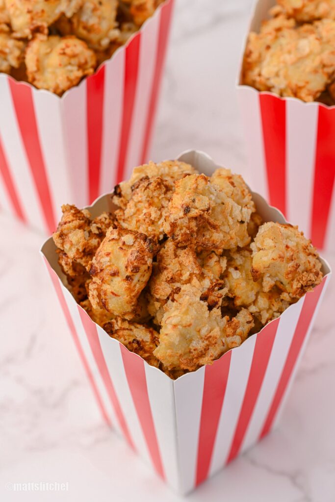 Healthy popcorn chicken recipe