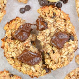 oatmeal protein banana cookies with egg whites