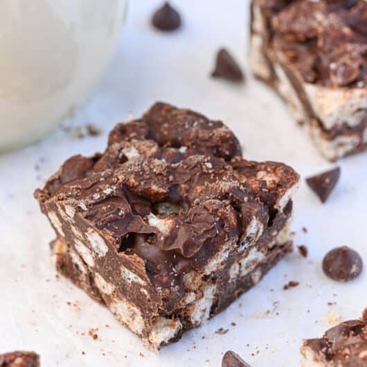 chocolate rice cake protein bars