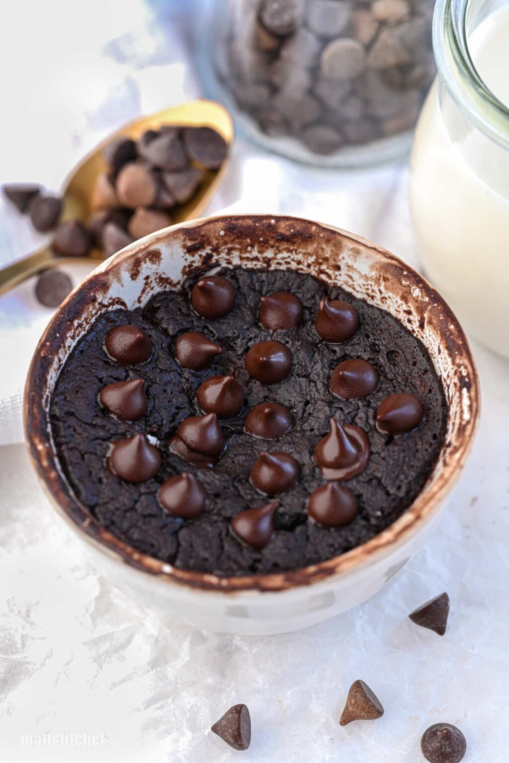 Flourless Protein Brownie Mug Cake (Keto)