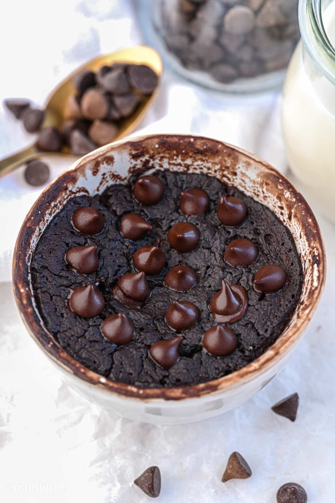Flourless Protein Brownie Mug Cake (Keto)