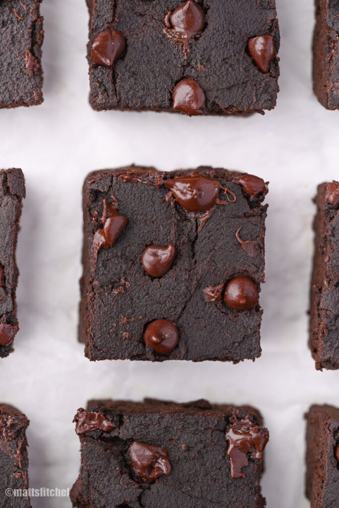 vegan 4 ingredient sweet potato brownies