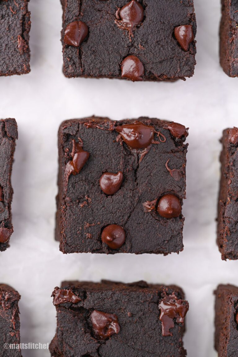 Vegan 4 Ingredient Sweet Potato Brownies