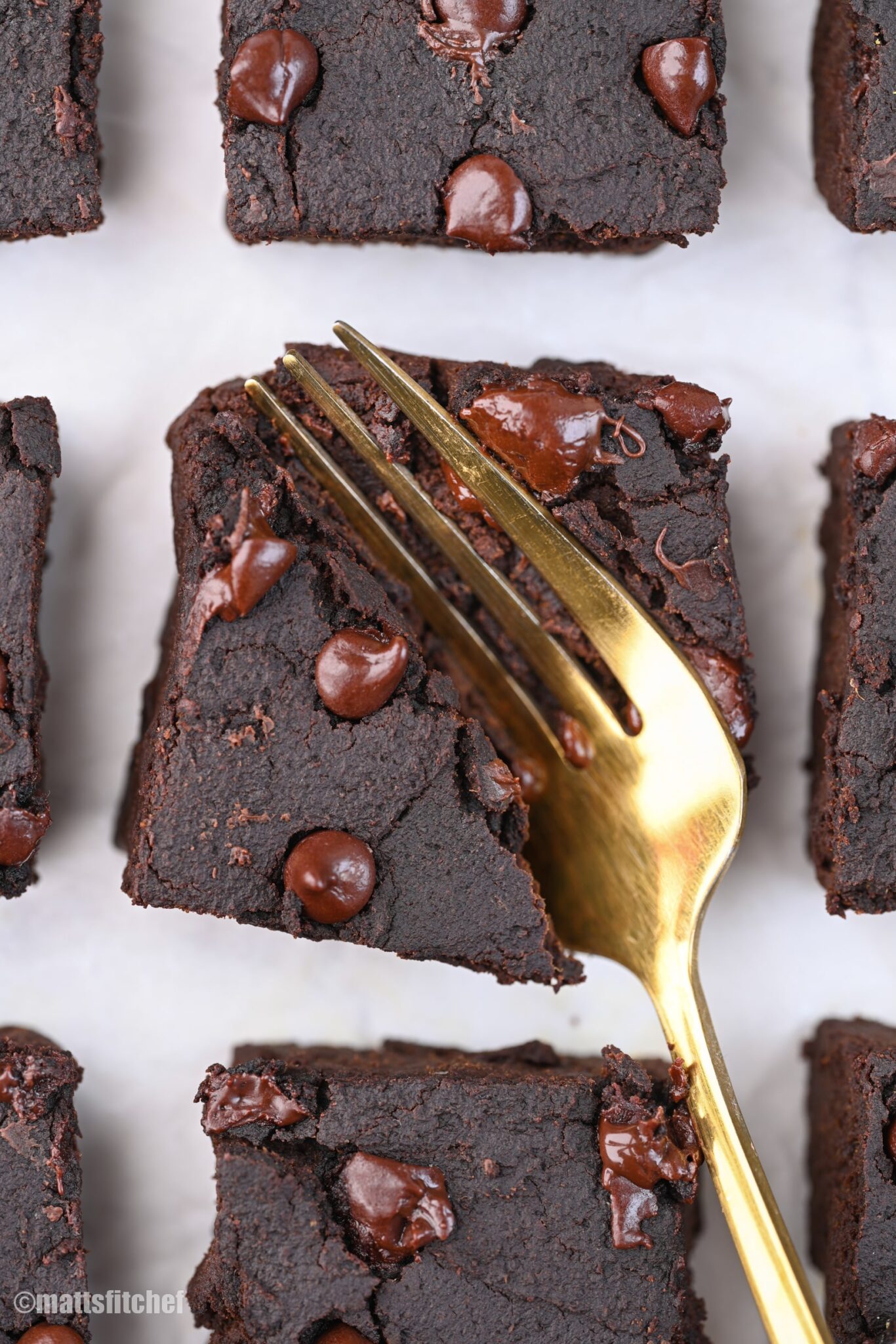 Vegan 4 Ingredient Sweet Potato Brownies