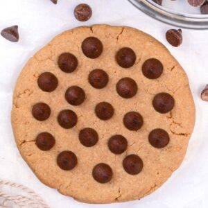 3 Ingredient Peanut Butter Cookie for One