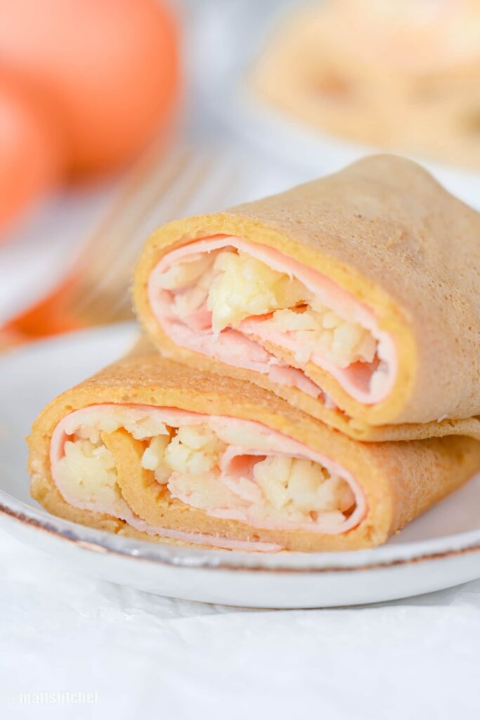 Healthy Ham And Cheese Roll Ups With Egg