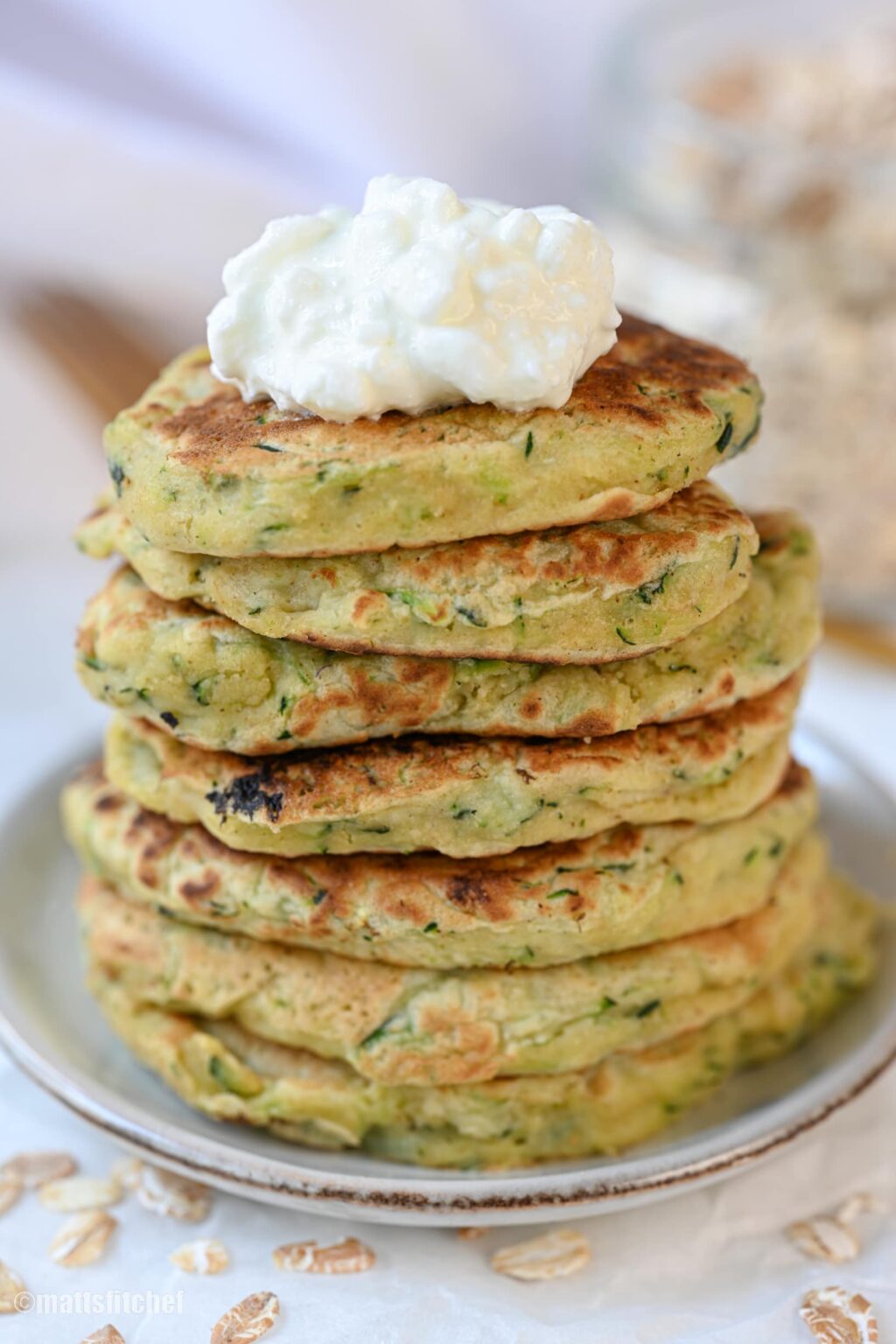 The easiest healthy zucchini fritters