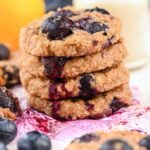 Healthy Blueberry Oatmeal Cookies
