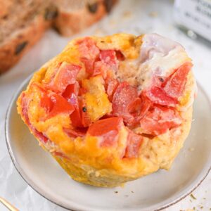 Healthy Keto Microwave Egg Muffin