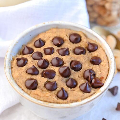 Vegan Peanut Butter Mug Cake