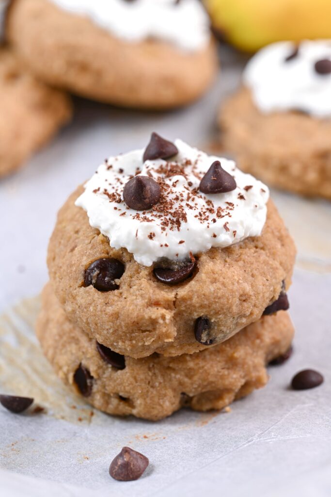 Healthy banana bread cookies