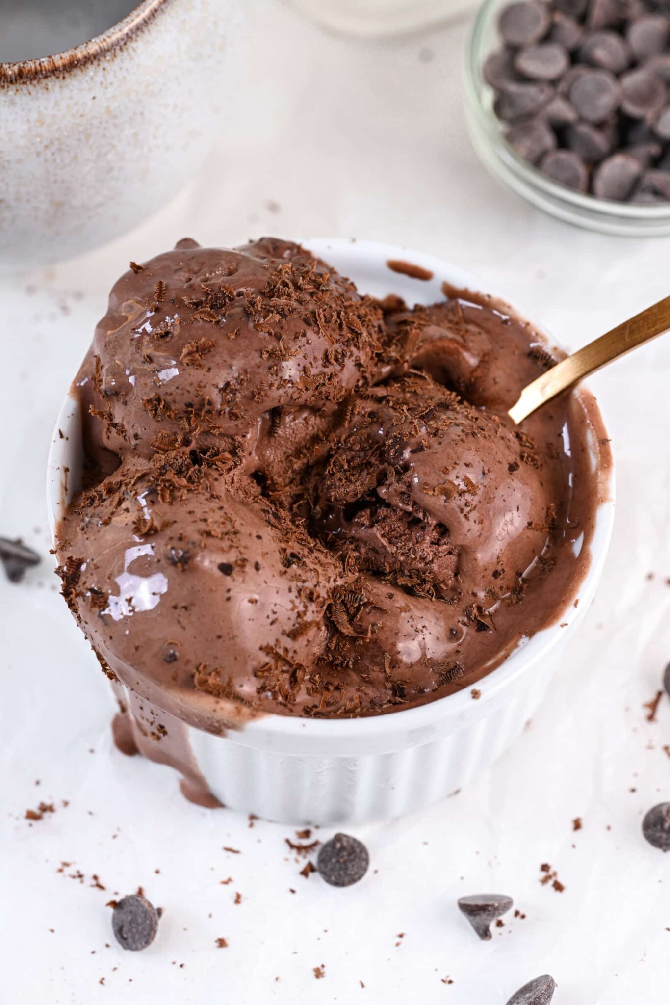 Chocolate Cottage Cheese Ice Cream