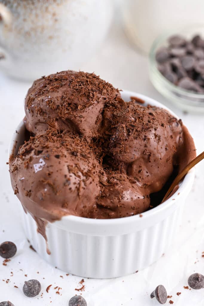 chocolate cottage cheese ice cream recipe (Viral TikTok cottage cheese ice cream)
