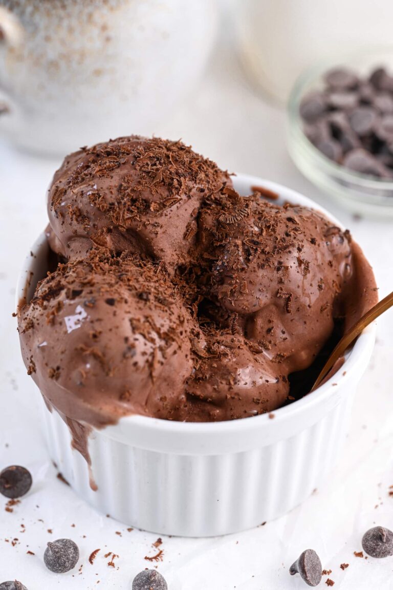 Chocolate Cottage Cheese Ice Cream