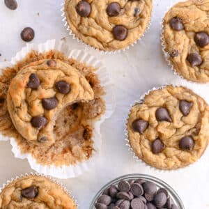 protein muffins with banana