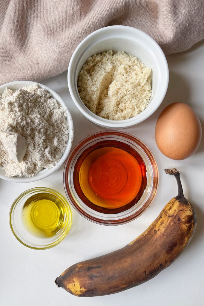 ingredients for banana bread cookies