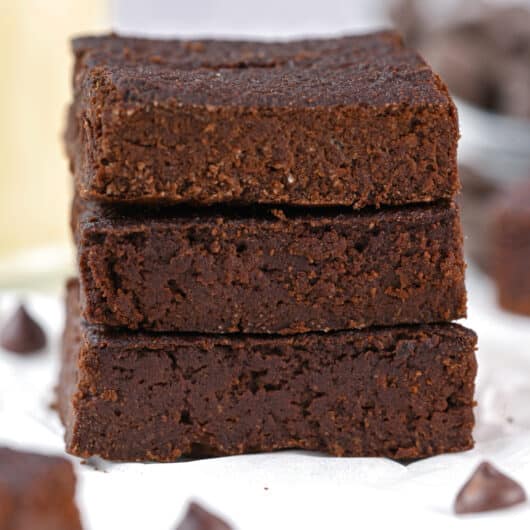 low calorie banana protein brownies