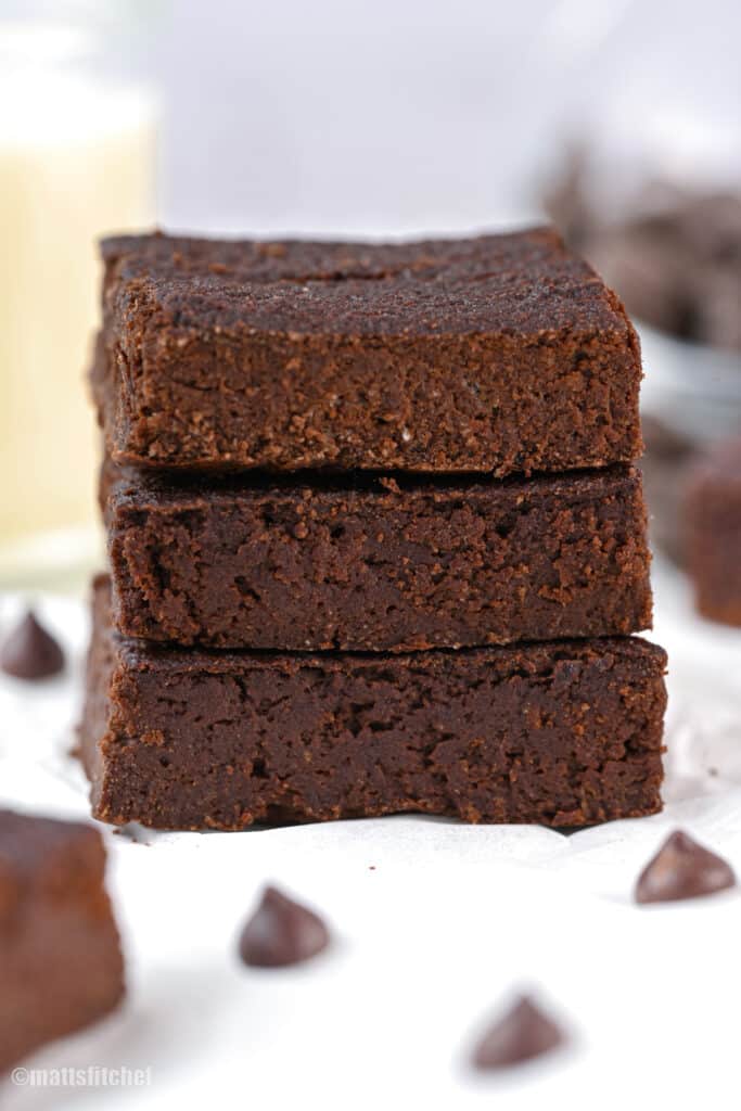 low calorie banana protein brownies