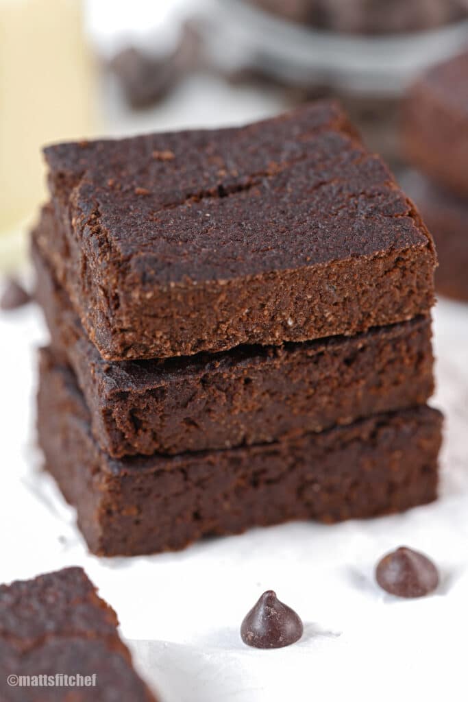 banana protein brownies low calorie