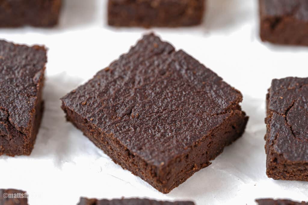 low calorie banana protein brownies